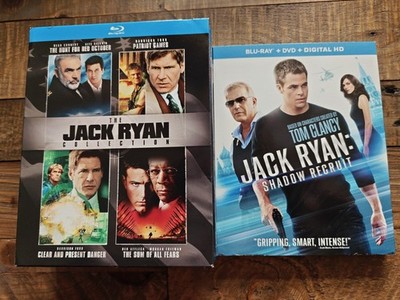 The JACK RYAN Collection BLU-RAY 5 Films HARRISON FORD Shadow Recruit