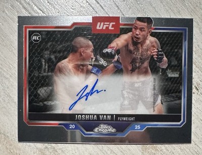 2025 Topps Chrome UFC Joshua Van Rookie Auto RC | eBay