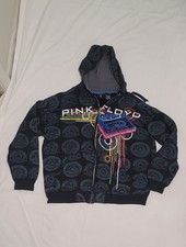 Pink Floyd Dark Side Of The Moon AOP Size Large 2008 Anthill Rockware Zip Hoodie