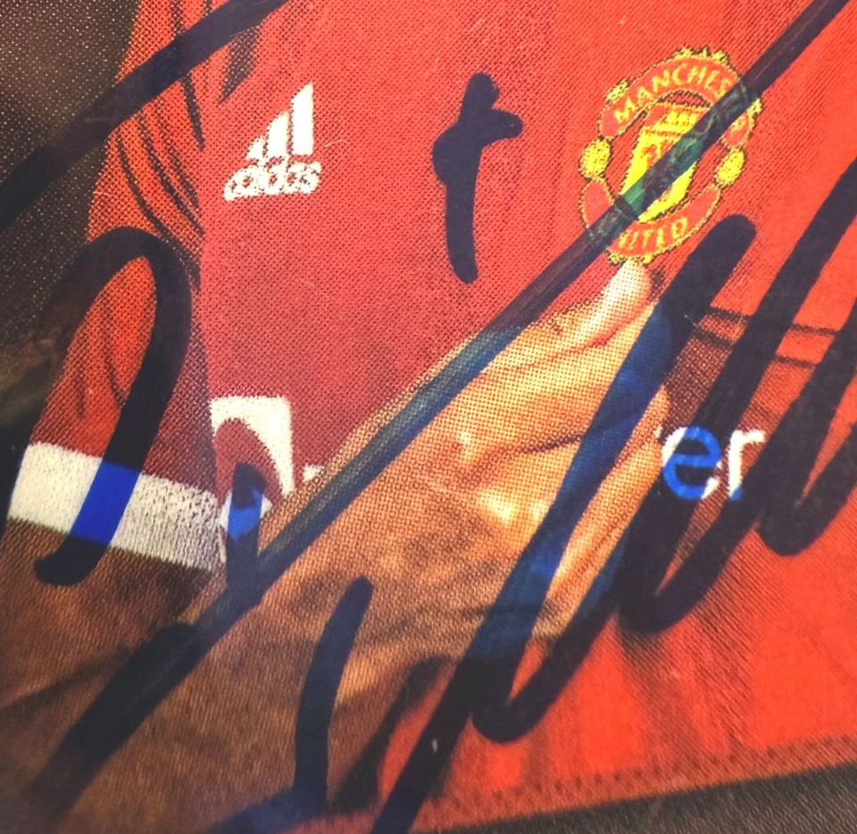 2021-22 Topps AHORA Firmado Cristiano Ronaldo #14 ManU Beckett BAS Testigo Foto 3 de 3