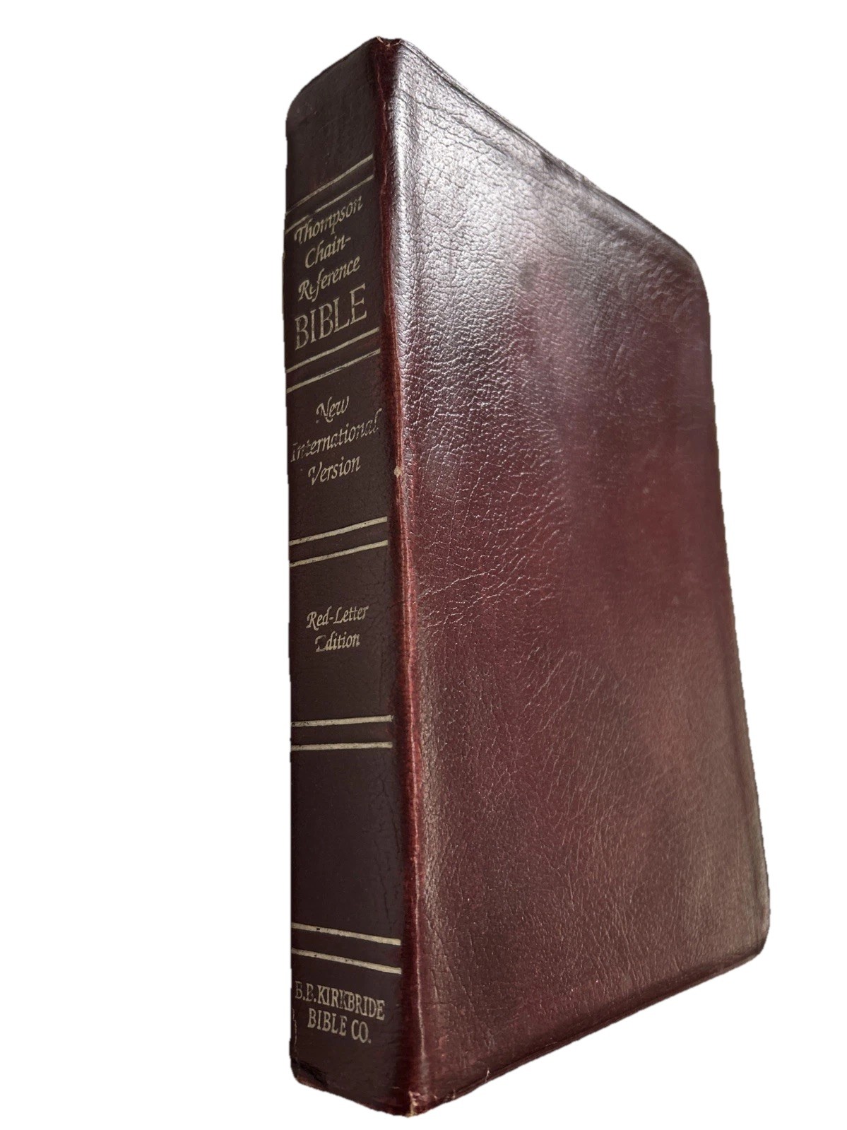 NASB Thompson Chain Reference Bible 1983 Kirkbride Bonded Leather Excellent Condition