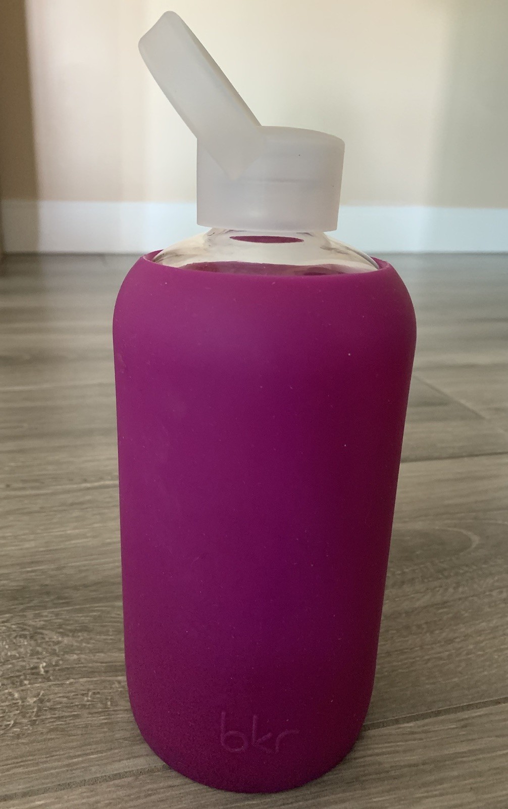 *grape* Eggplant Purple Cr&egrave;me Matte Glass 1l 32 Fl Oz. Rare