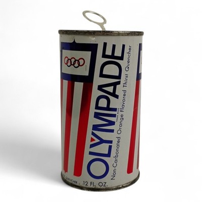 Vintage Olympade Orange Soda Can, Rare Coca-Cola Collectible