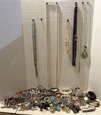 Mixed Jewelry Lot 5 Lbs   Craft, Wearable, Br...