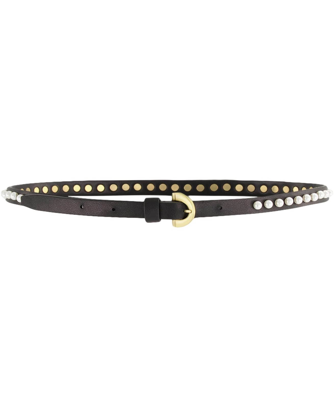 Zac Posen Women's Eartha 12mm Belt X-Small Black