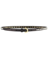 Zac Posen Women's Eartha 12mm Belt X-Small Black