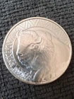 Silver round- Mint ID -1 Troy Oz   .999 Fine SILVER   Buffalo Warrior