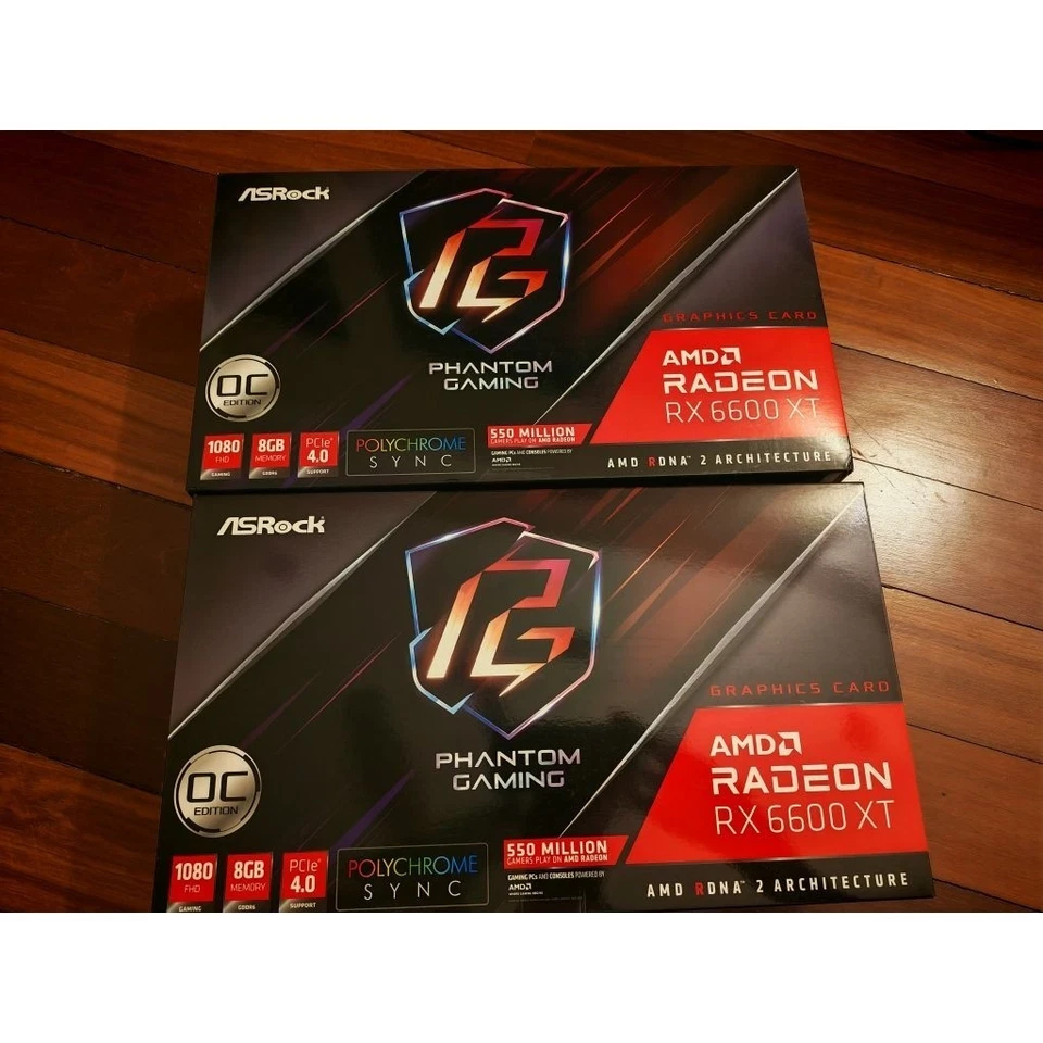 AMD RADEON RX 6600 XT Asrock come with box (USED) - Image 4 of 4