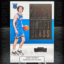 2021-22 Contenders - Josh Giddey Rookie RC - DRAFT CLASS #6 THUNDER MINT