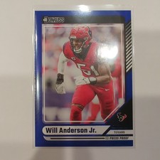 2024 Panini Donruss - Will Anderson #131 - BLUE PRESS PROOF