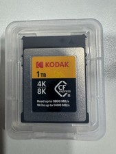 Kodak CFexpress Type B 1TB Memory Card 4k/8k 1800 Read 1400 Write