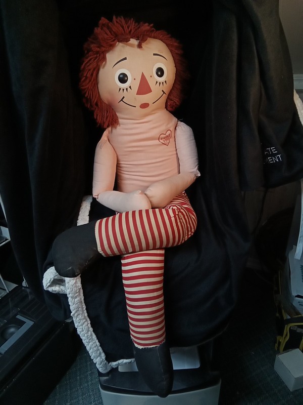 Vintage RARE Raggedy Ann Signed by Kim and Worth Gruelle 1989-Good Condition