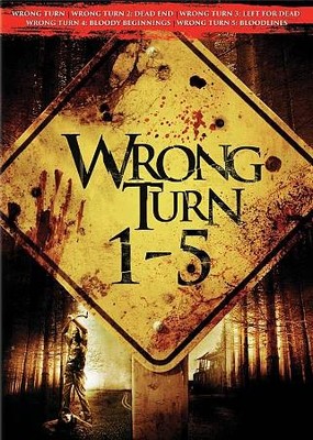 WRONG TURN 1-5 NEW DVD