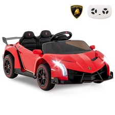 Licensed Lamborghini 4WD Kids Ride-on Sports Car 12V Battery Powered w/ 3 Speeds