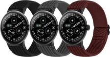 Adjustable Nylon Strap for Google Pixel Watch 4 41mm - Stretchy Design