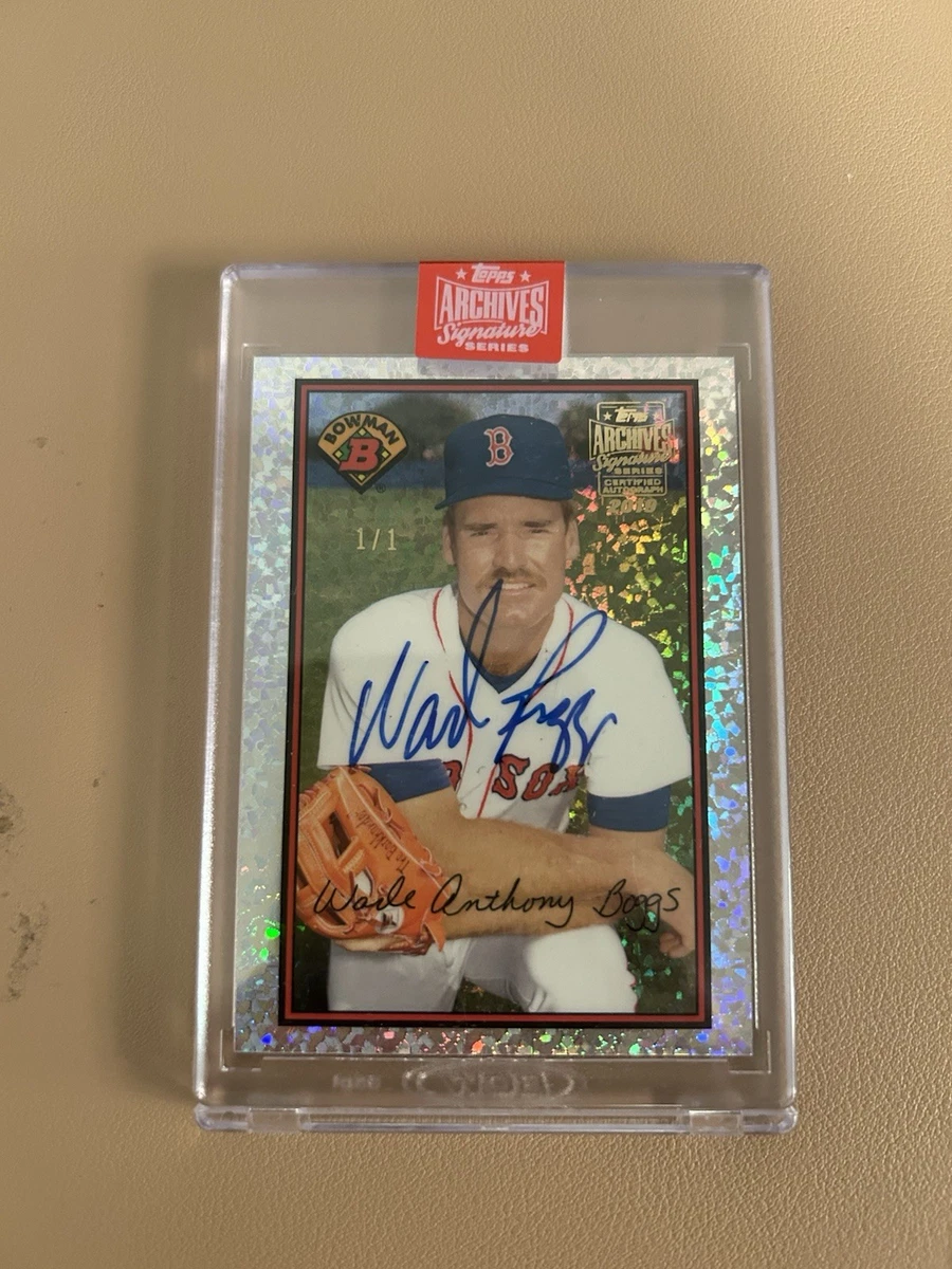 Wade Boggs Autograph Baseball Cards for sale | eBay