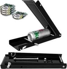  Foot-operated Can Crusher Heavy-duty Floor-mounted Can Crusher (Black Model)
