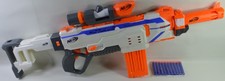 NERF Regulator with NEW DARTS, Barrel Extension, Clip, Sight, and Shoulder Stock