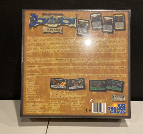 Empires Expansion Dominion Rio Grande Games Board Game NEW - Picture 3 of 6