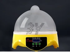 1PC 7 Egg Mini Automatic Digital Micro Incubator Home Chicken Hatch *yt