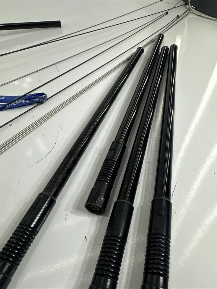 Lote VHF UHF Radioaficionado BNC Macho Radio Escáner Móvil Policía Escáner Antena Foto 3 de 4