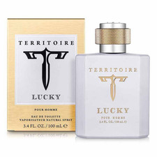 Territoire Lucky Pour Homme Eau de Toilette Spray Natural Spray 3.4 fl oz