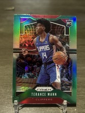 2019-20 Panini Prizm - Rookie Terance Mann #296 Green Prizm (RC)