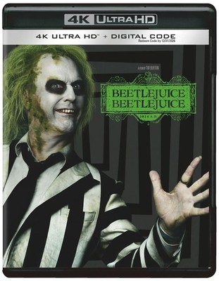 Beetlejuice Beetlejuice 4K UHD Blu-ray NEW