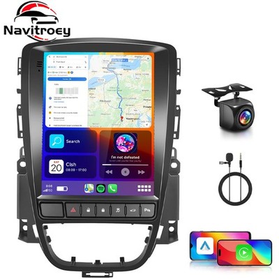 9.7'' Android 15 Autoradio GPS Navi 4+64G Carplay Für Opel Astra J 2009-2015 +Kam