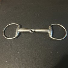 Herm Sprenger HS FAT 19mm 5&rdquo; EggButt Snaffle Horse Bit  Vintage German English