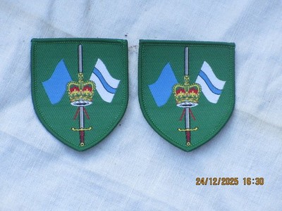 11th Signal Brigade,Royal School of Signals, TRF,Patch,Abzeichen, 2x