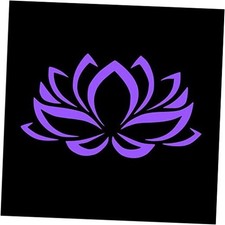 Lotus Flower Decal Vinyl Car Sticker Floral  Cars Trucks Vans Walls Laptop 
