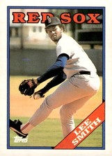 1988 Topps Traded #110T Lee Smith Boston Red Sox HOF