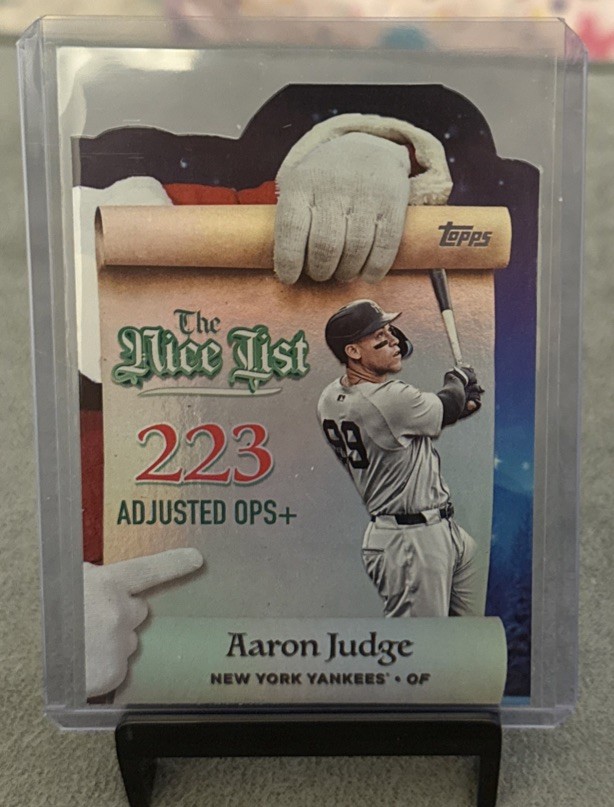 2025 Topps Holiday Aaron Judge The Nice List 223 OPS Yankees | eBay