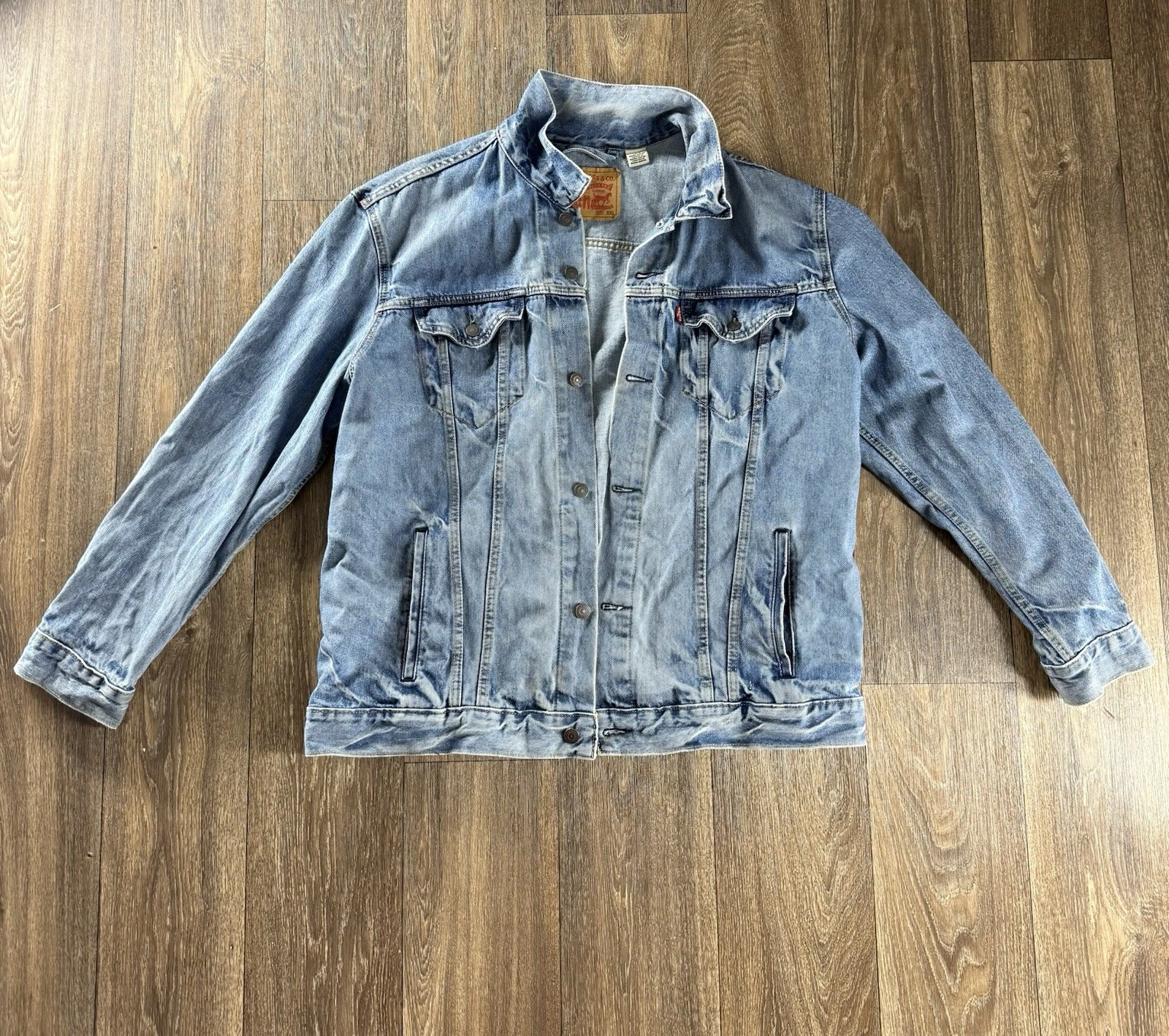 Levi Strauss & Co. Men’s Denim Trucker Jacket XX-Large 2XL
