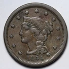 Photo of a 1844-P Large Cent from an eBay listing that sold on Jul 21, 2026