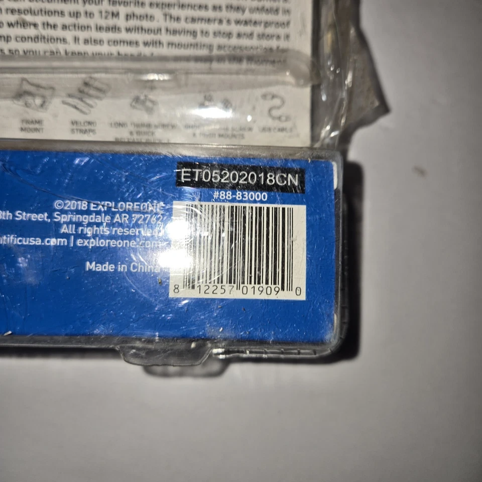 Explore One HD Action Camera w/ Accessories included Waterproof Case - Image 3 of 4