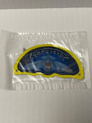 1987 TelePix Burger King Silverhawks Lenticular Flasher Name Badge Hanger Sealed