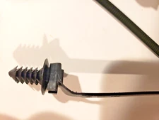 15 qty AVERY DENNISON CABLE TIES ZIP WITH FIR TREE 8.3 PUSH MOUNT NYLON USA/MADE