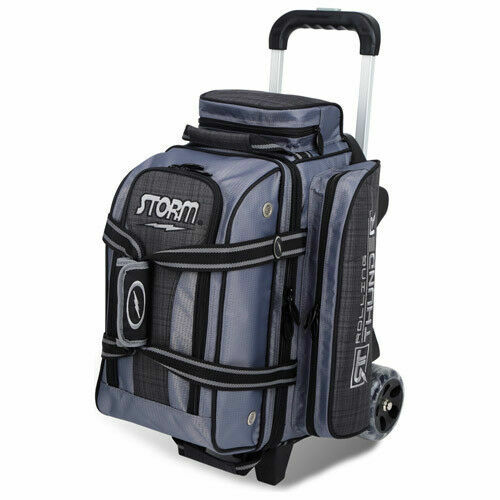 Storm Rolling Thunder 3 Ball Bowling Roller Bag Color Plaid Grey for