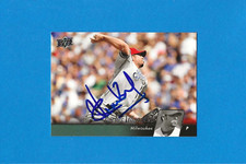 2010 Upper Deck Carlos Villanueva Milwaukee Brewers Auto Signed Autographed