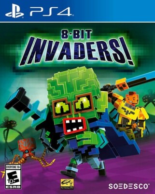 8-Bit Invaders - Playstation 4 PS4 - New Sealed