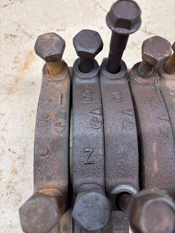 1970 71 74 77 1978 1979 1980 Ford F150 F250 400M 400 bloque cigüeñal tapas principales Foto 4 de 4