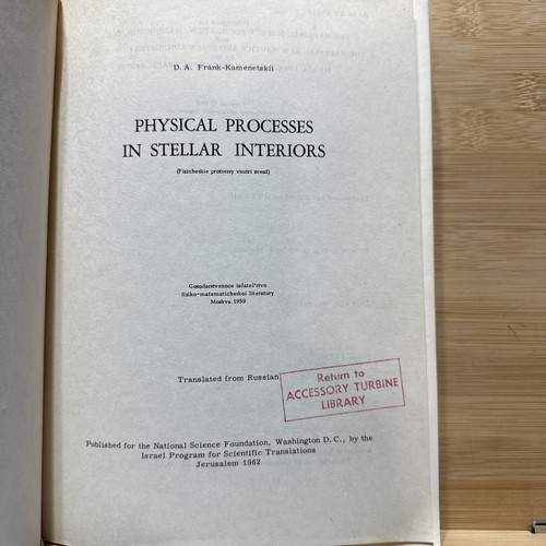 Physical Processes in the Stellar Interiors - Frank Kamenelskii Russian/English - Foto 5 di 22