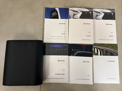 2016 LEXUS RX350 OWNERS MANUAL LUXURY  FWD AWD RX 350 Navigation Technology 
