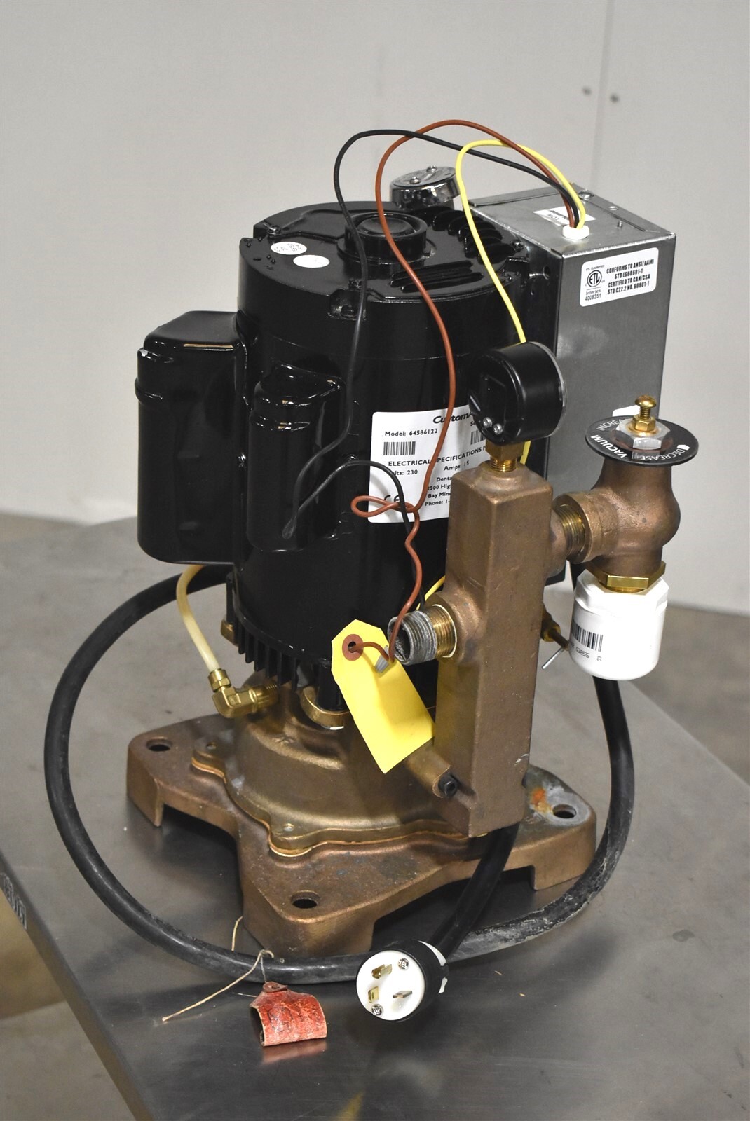 Midmark CV3R Dental Vacuum Pump System Operatory Suction Unit eBay