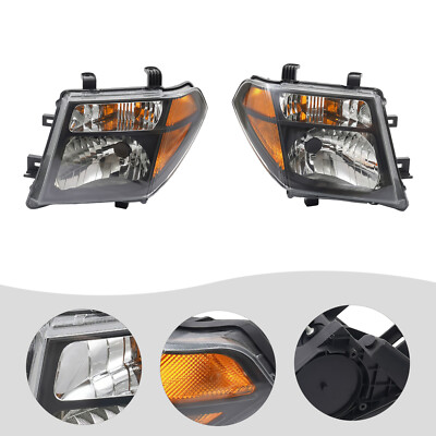 Headlights Lamps Assembly For 2005-2007 Nissan Pathfinder Driver Passenger Side