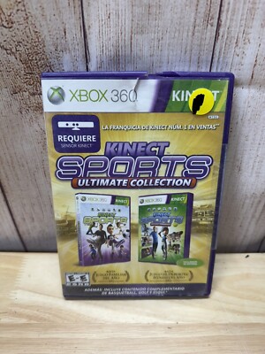 Kinect Sports Ultimate Collection Microsoft Xbox 360 2012 Insert Case Broken