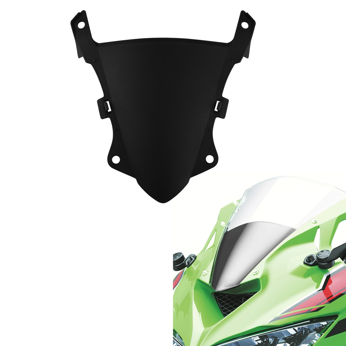 Windshield Inner Cover Meter Visor Cover Fit For Kawasaki ZX4RR