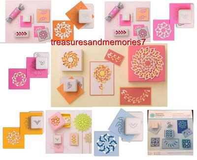 Martha Stewart Crafts CUT AND FOLD PUNCH You Choose Your Design! 1 PUNCH 6 PAPER